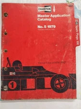 1979 Champion Spark Plug No. 5 Master Application Catalog