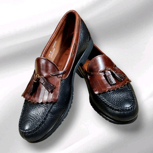 Allen Edmonds Mens Nashua Tassel Loafer Black Brown Leather Dress Shoes Size 14D Allen Edmonds Men main image 3