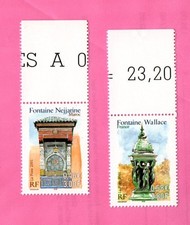 FRANCE - 2001 - YT N°3441/3442**MNH - BDF - FONTAINES - COTE 4€