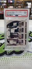PSA 9 #/99 National Treasure NFL Gear Quad Material Cooks Parsons Bland Ferguson