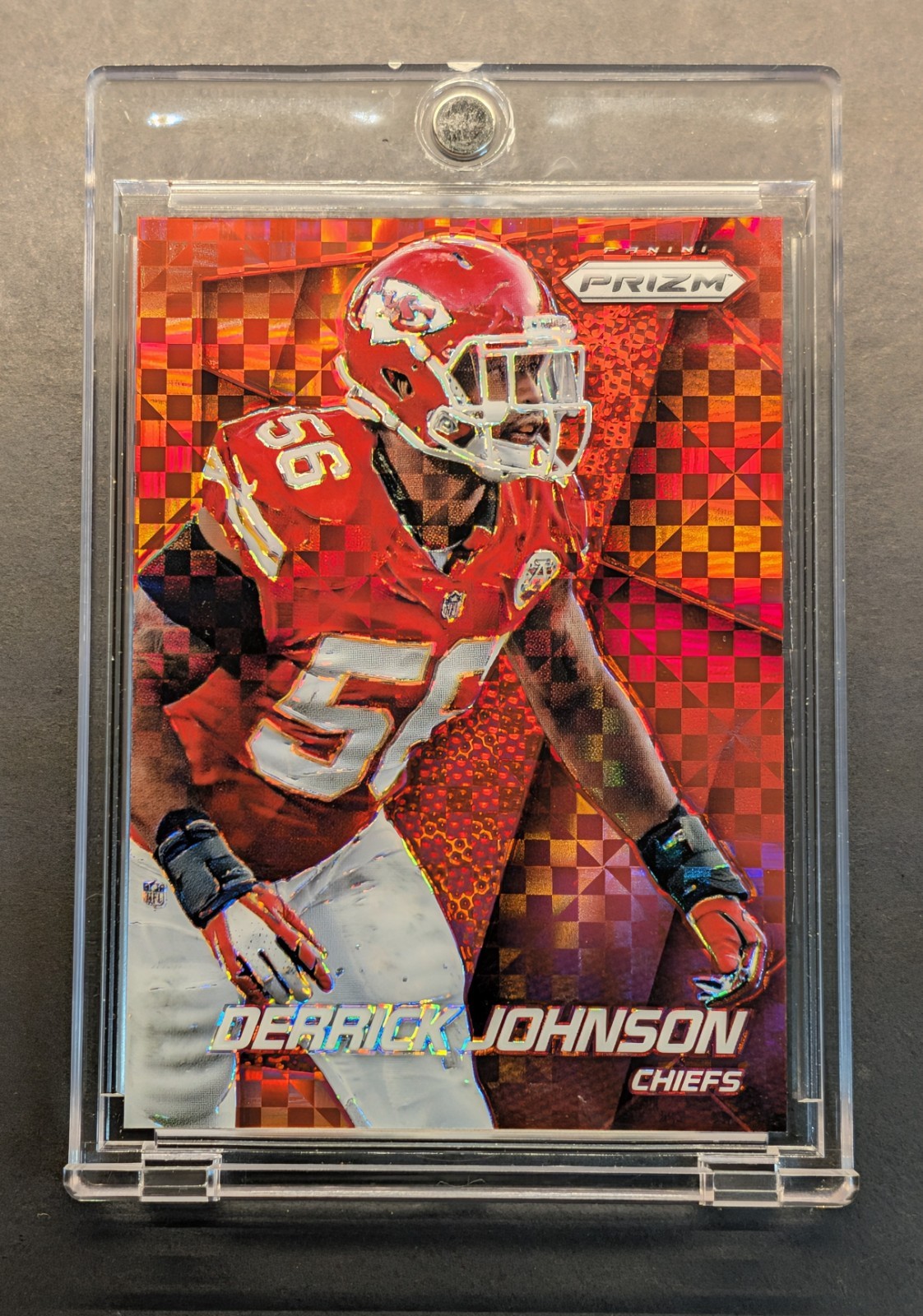 DERRICK JOHNSON 2014 Panini Red Power Prizm SP /125