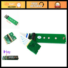 M.2 NVMe SSD to M-Key A/E Port Adapter with 20cm Cable - PCIe 1X Lane Support