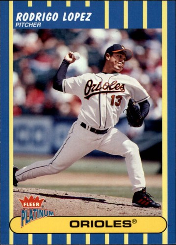 2003 Fleer Platinum Rodrigo Lopez #97 card