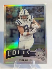 2025 Topps Chrome Football Tyler Warren Throwback 1975 Refractor SP RC Colts
