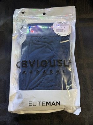 Obviously Apparel Men's Elite Man Boxer Briefs Size Small Midnight Blue