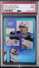2024 UD UD PORTRAITS #P34 CUTTER GAUTHIER PSA 9