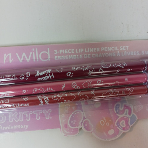 Wet n Wild Hello Kitty 3-Piece Lip Liner Pencil Set NEW - Picture 2 of 5