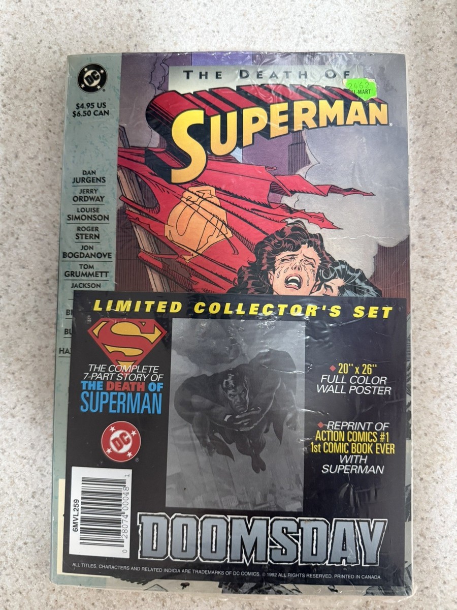 DC COMICS The Death Of Superman TDP Limited Collector's Set 1992