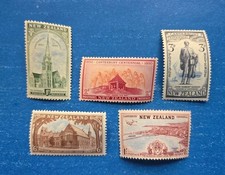 New Zealand Stamps, Scott 274-278 Complete Set MNH