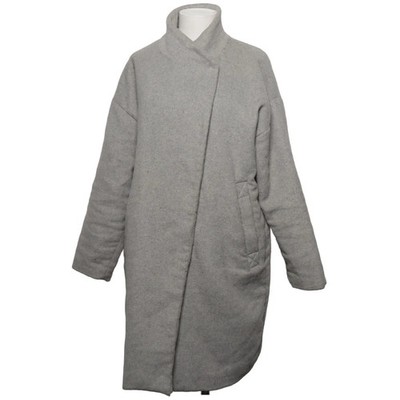Carry Casual, Mantel, Damen, Größe: L, Grau, Polyester/Wolle, Einfarbig #Ph3