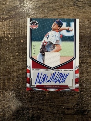 2025 USA Stars & Stripes Auto Jersey GU Matthew Matthijs /199