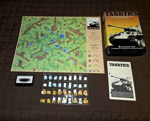 1981 Avalon Hill Tanktics Computer Game Of Armored Combat On The Eastern Front 