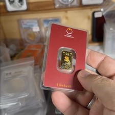 5 Grams - .9999 Gold Austrian Mint - Mǔnze Ǒsterreich - Holographic Horse Assay