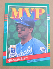 1991 Donruss - George Brett #396 Yellow Stripes on Right Border