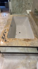BC Designs Bampton Bath 1555mm x 740mm - Marble