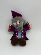 Constructive Playthings Royal Puppets Wizard Plush Stuffed Toy Hand Puppet
