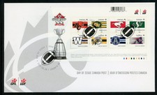 CANADA 2012 FIRST DAY COVER, CFL TEAM LOGOS !! L148