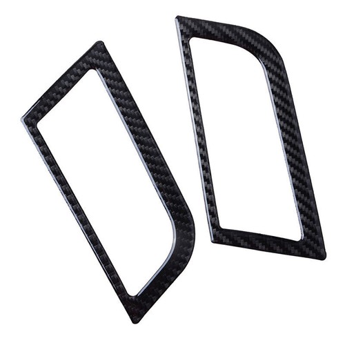 Fits Ford Mustang 2015-2019 Carbon Fiber Interior Dashboard Air Vent Cover Trim - Picture 4 of 6