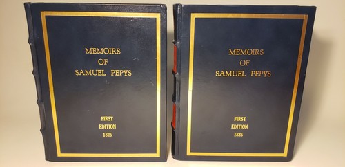 1825 MEMOIRS OF SAMUEL PEPYS 1ST ED 2 VOLS ENGLISH DIARIST RESTORATION LONDON - Picture 4 of 12