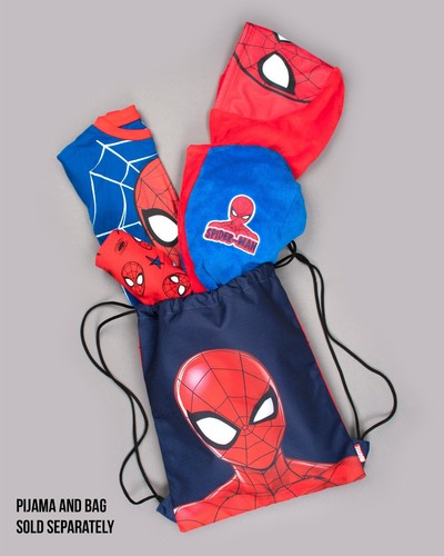 Vestido oficial de Marvel Spiderman para niños | Vestido de superhéroe con capucha extra suave para niños - Imagen 6 de 8