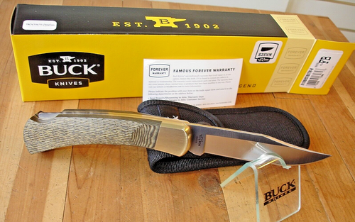 NIB FB BUCK KNIFE 110 BRS2BOTM JANUARY 2025 BOS S35VN BLADE RICHLITE HANDLES USA - Picture 5 of 23