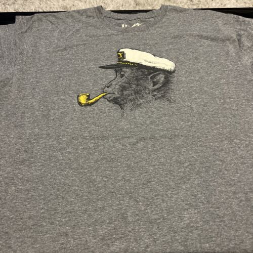 Howler Brothers El Capitan T-Shirt - Men's 2XL grey Gray EUC - Afbeelding 1 van 2