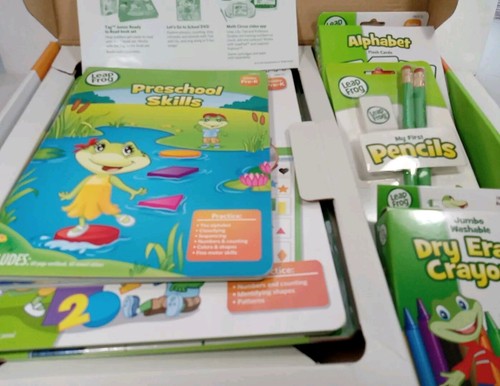 Leap Frog Il Kit Completo di Apprendimento Prescolare Inizio Lettura Matematica Scatola Aperta - Foto 5 di 8