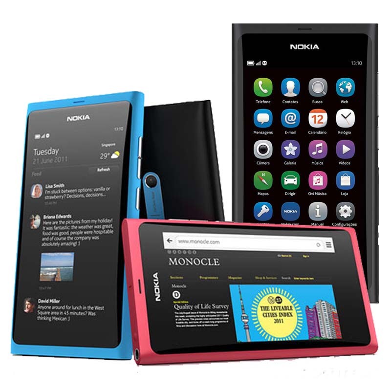 Unlocked Original Nokia Lumia N9 N9-00 Touchscreen 16GB Wifi