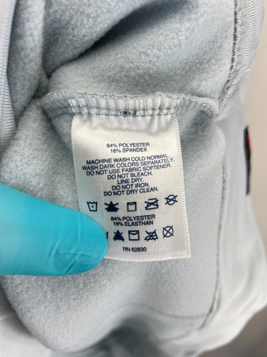 Lands’ End Fleece Pullover Girls Size L 14–16 Silver Half Zip Sweater Top NWT - Picture 8 of 10