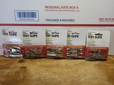 (20) Electric Non Insulated Testing Alligator Clips ..WITH SCREWS...LOT OF 20 PC