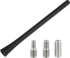 X AUTOHAUX 6 3/4 Inch Car AM FM Radio Signal Antenna Mast Replacement Black 