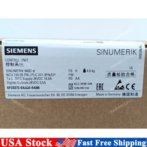SIEMENS 6FC5372-0AA30-0AB0 6FC5 372-0AA30-0AB0 SINUMERIK 840D SL NCU 720.3B PN - 第 1/5 張圖片
