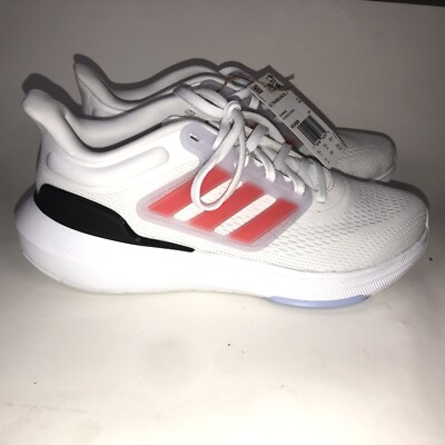 adidas Ultrabounce J White/Peach Synthetic Trainers Shoes