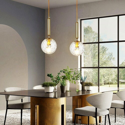 Modern LED Pendant Lights Hanging lamp Dining room Bar Glass Lighting Fixture - Picture 12 of 16