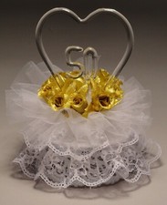 "Remembering The Years" 50th Wedding Anniversary Cake Top 855-50 HANDMADE USA