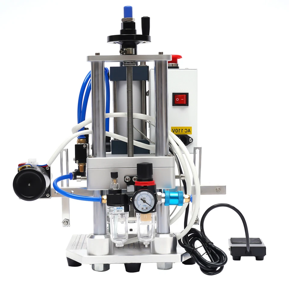 Máquina de estampado digital en caliente cuero papel PU abrazadera de estampado y posicionamiento Foto 4 de 4