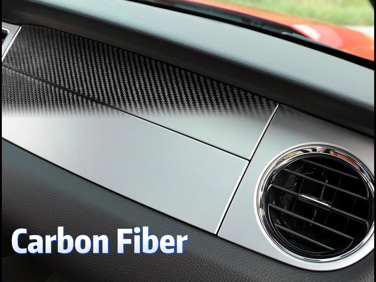 Real Carbon Fiber Storage Box Panel Cover Strip For Hyundai Real Carbon Fiber Storage Box Panel Cover Strip For Hyundai