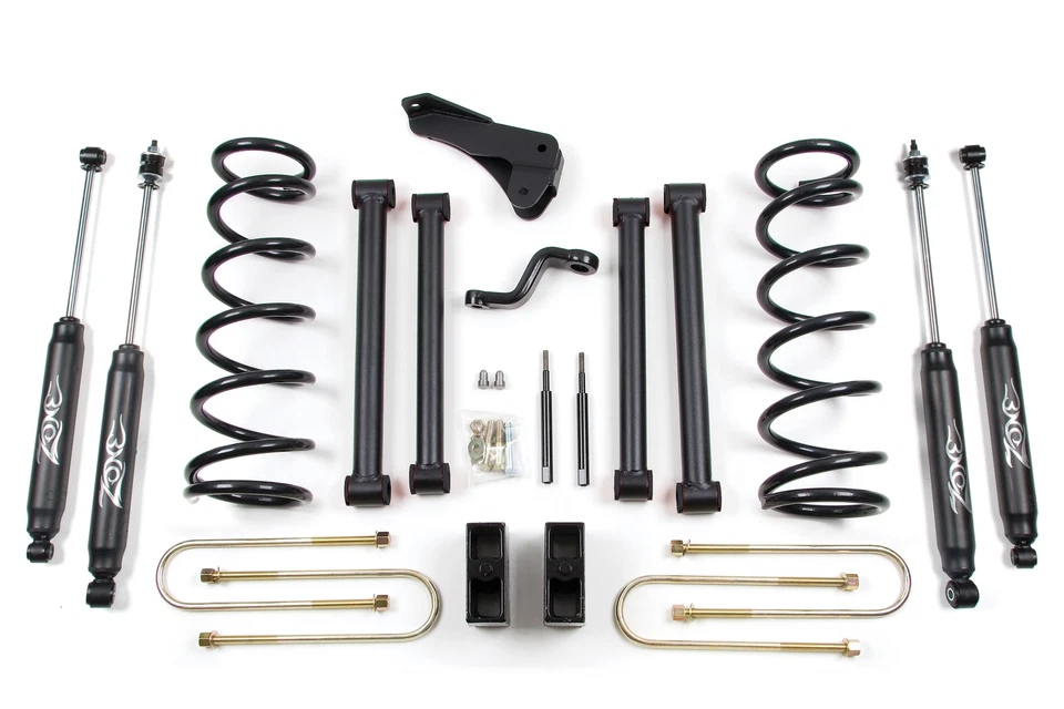 Kit de elevación de suspensión Zone Offroad D5N 5" para 03-07 Ram 2500/3500 4x4 Foto 2 de 2