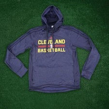 Cleveland Cavaliers NBA Adidas Navy Men's Team Logo Hoodie