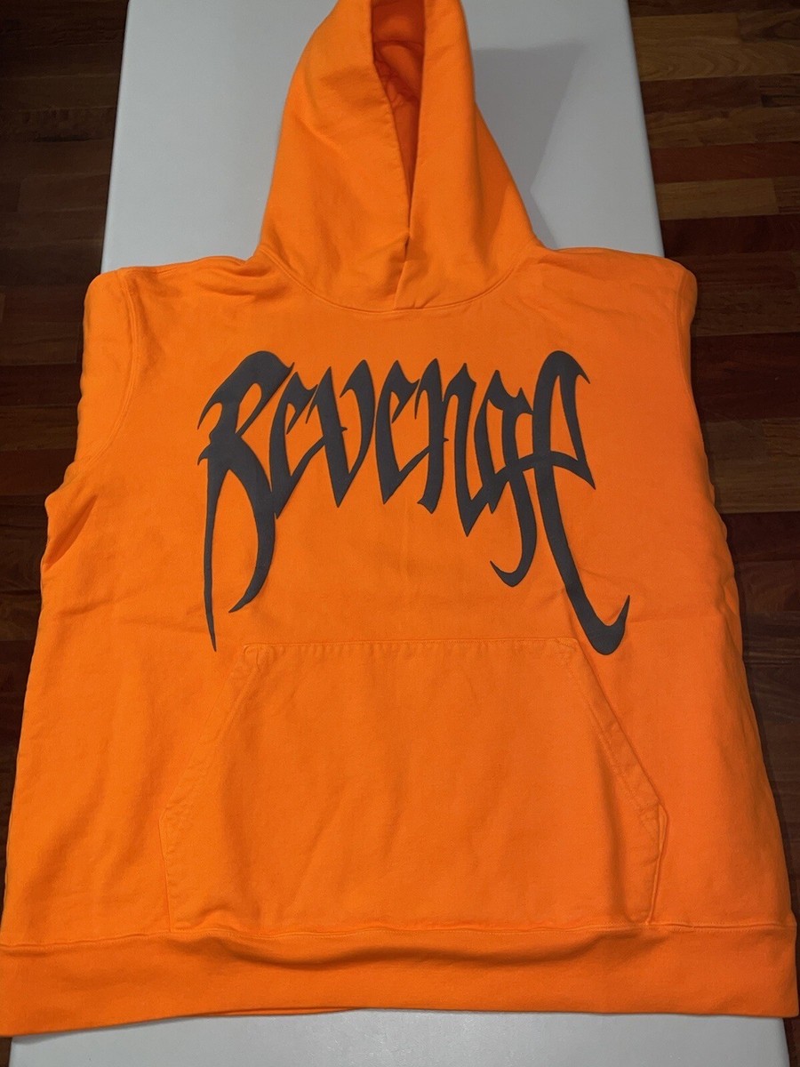 Revenge Men's Archive Hoodie Orange XL | eBay