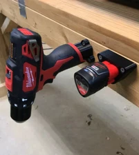 Milwaukee M12 Tool & Battery Wall Mount Holder Storage, Organizer, (Combo Pack)