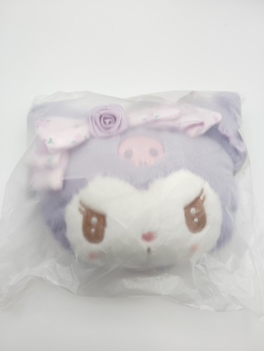 Sanrio Kuromi ♡ Face-Shaped Pass Case Dolly Rose Sanrio Official goods Japan - Picture 6 of 7