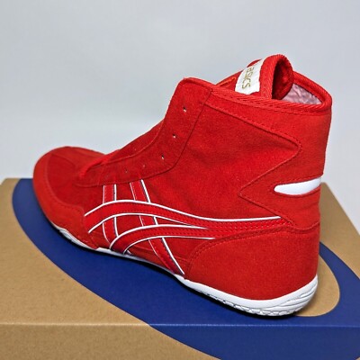 アシックス レスリングシューズ レッド EX-EO (TWR900) #548 ASICS New EX-EO Wrestling shoes Red x Black next model of