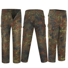 Army Trouser Genuine Vintage German Military Flecktarn Camo Cargo Pants
