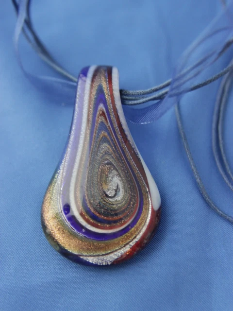 Cremation Jewelry - Ash Infused Glass Planet Pendants with Opals