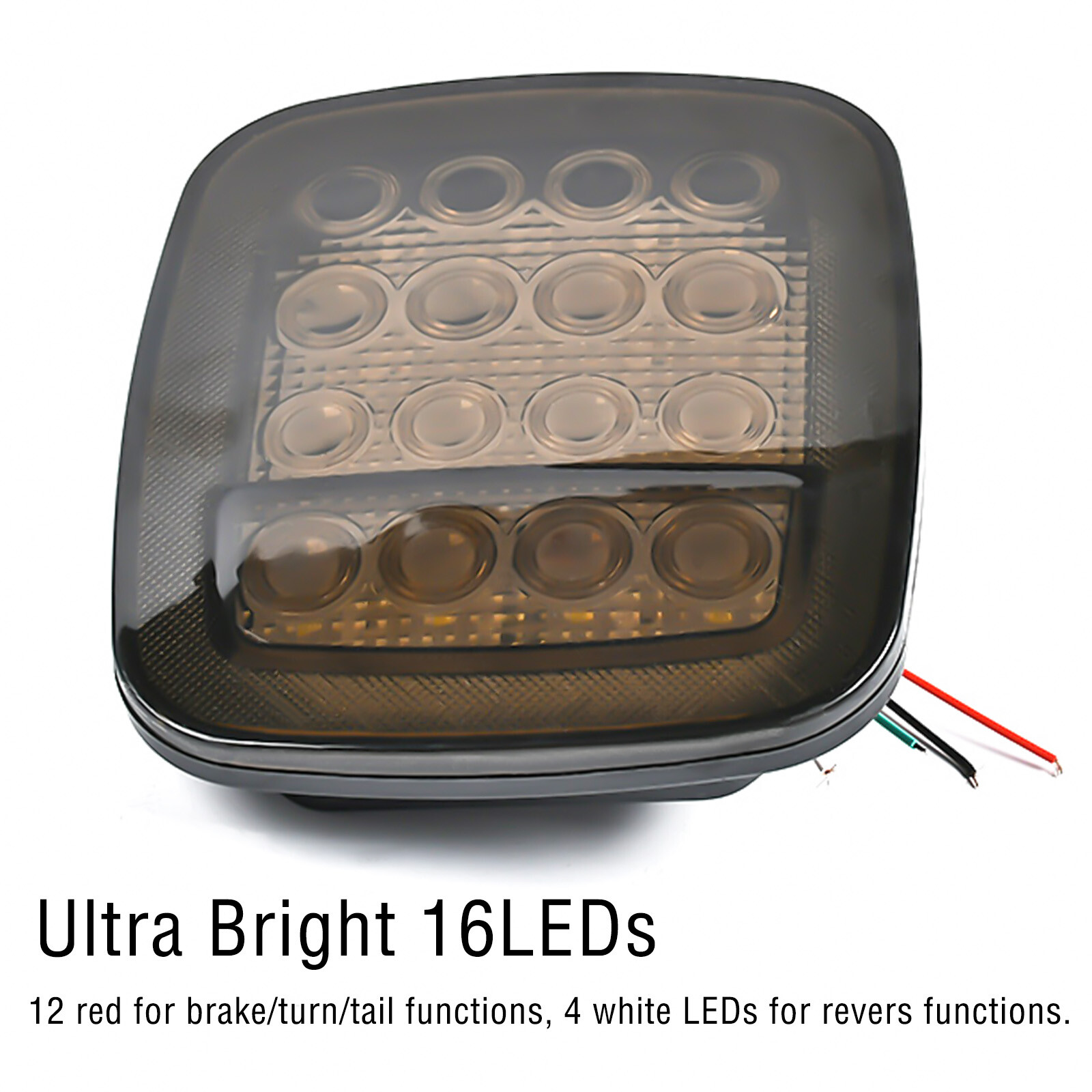 7inch LED Headlights + Tail Lights Set Combo 4X For Jeep Wrangler TJ 1997-2006