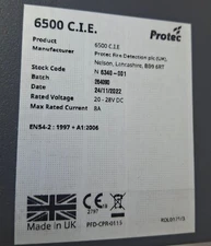 Protect N 6340-001 6500 C.I.E Fire Alarm Control Panel