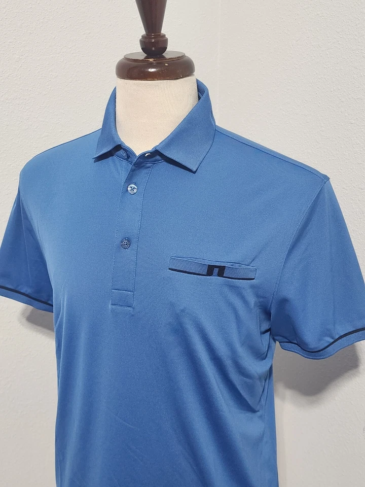 J Lindeberg Regular Fit Golf Polo Men Size Medium - Image 3 of 4