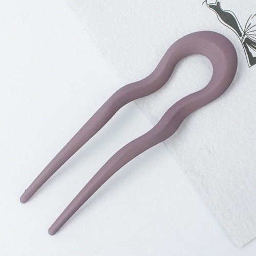 Gewellte U-förmige Haarnadel bunte Haarnadel Haarstab Frisur Accessoire - Bild 4 von 19