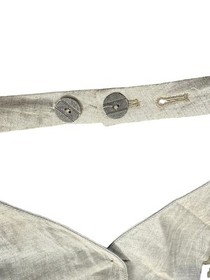 Anne Fontaine Paris Romeo Linen Blend Waistcoat Corset Vest Top Size 40 US 6/8